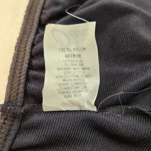 USA Vintage DEENA Fairy Girly BOHO Semi-Sheer Black Silky Half Slip Skirt Size L - Picture 14 of 16